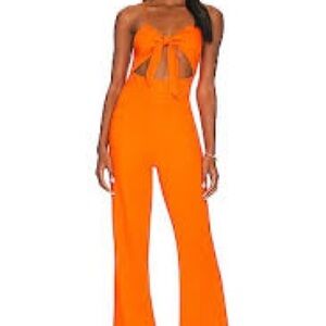 Revolve Lita by Ciara Tomato Red Jumpsuit XL NWT